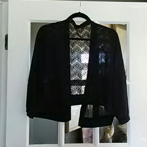 EXTRA TOUCH Sweater Jacket for Women - Picture 3 of 4